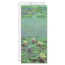 Waterlilies (1914) by Claude Monet Rack Card Template