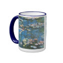 Waterlilies by Claude Monet mugs