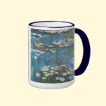Waterlilies by Claude Monet, Vintage Impressionism mugs