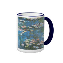 Waterlilies by Claude Monet, Vintage Impressionism Coffee Mug
