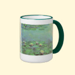 Waterlilies by Monet, Vintage Floral Impressionism mugs