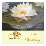 waterlilies invitation