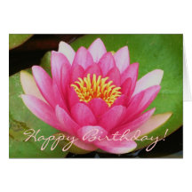 Waterlily Card Greeting Card