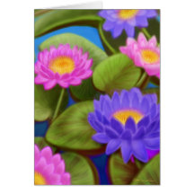 Waterlily Garden Card