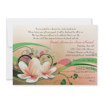 Waterlily Invitation