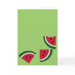 watermelon 3 slices cards