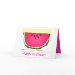 Watermelon BIrthday Card