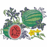 Watermelon Botanical Fruit and Floral embroidered shirts