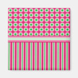 Watermelon Dots & Stripes Fridge Magnet