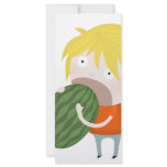 watermelon eating rack cards