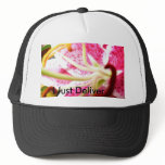Watermelon hibiscus trucker hats