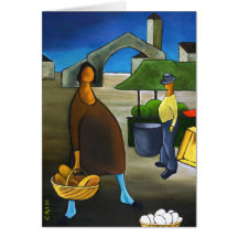WATERMELON MAN GREETING CARD