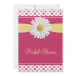 Watermelon Pink Polka Dot Bridal Shower Invitation