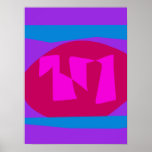 Watermelon Purple Poster