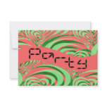 Watermelon Seeds Host Backyard Party Invitation
