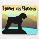 Waterside Bouvier des Flandres Mouse Pads
