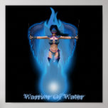 WaterWarrior, Warrior Of Water Print
