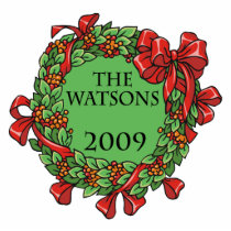watson 2009 christmas wreath photo cutouts