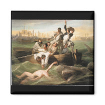 Watson and the Shark, by John Singleton Copley Refrigerator Magnets