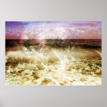 Wave Abstract Poster