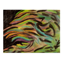 wave of colours post card