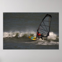 Wave sailor at Punta San Carlos, Baja, Mexico Poster
