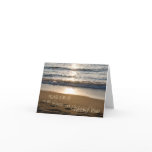 Wave Vow Renewal Ceremony Invitation Card