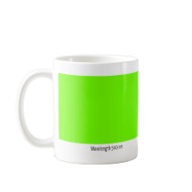 Wavelength 540 nm coffee mugs