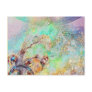 WAVES ,blue green yellow,teal Postcard