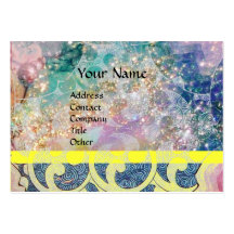WAVES, bright,vibrant pink blue Business Card