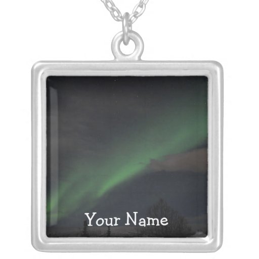 Waves of Green Light; Customisable Custom Necklace