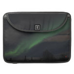 Waves of Green Light Sleeves For MacBooks