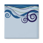 Waves of Inspiration Wet Fridge Magnets