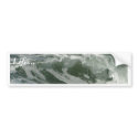 Waves Off Ocean Beach In San Diego bumper stickers