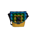 Waves Squared Messenger Bags