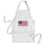 Waving American Flag aprons