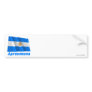 Waving Argentina Flag with name in Russian Bumper Stickers