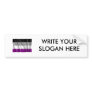 Waving asexual pride flag