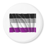 Waving asexual pride flag