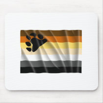 Waving bear pride flag