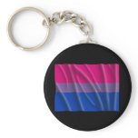 Waving bisexual pride flag