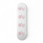 Waving Cute Baby, illustration on white. Custom skateboards