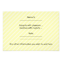 Waving Cute Baby, on yellow stripes. Custom Custom Announcement
