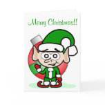 Waving Elf cards