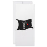 Waving Flag  #1 Blackbeard rack cards