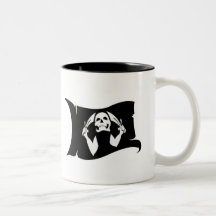 Waving Flag-Pirate Icon #11 Mugs