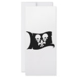 Waving-Flag_Pirate Icon #9 Personalized Rack Card