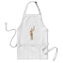 Waving hand aprons