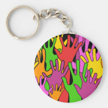Waving Hands Keychain