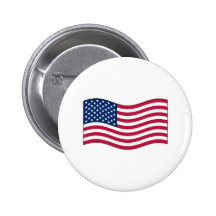 Waving USA Flag	button